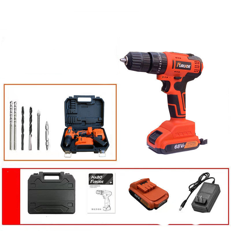 Home Multifunctional Brushless Impact Drill Tool Set