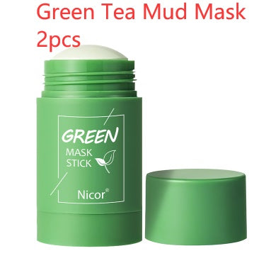 Cleansing Green Tea Mask Clay | Stick Oil Control Anti-Acne | Whitening Seaweed Mask Skin Care