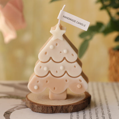 Christmas Tree Silicone Molds For DIY Christmas Creative Atmosphere Decoration Handmade Fragrant Candles