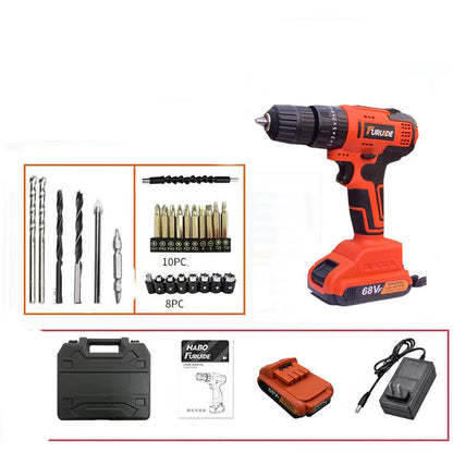 Home Multifunctional Brushless Impact Drill Tool Set