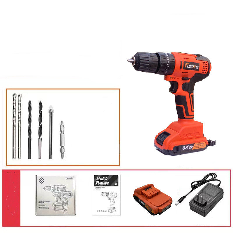 Home Multifunctional Brushless Impact Drill Tool Set