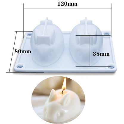 Non-stick Bubble Cube Candles Silicone Mold 3D Aromathera