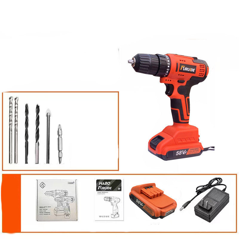 Home Multifunctional Brushless Impact Drill Tool Set