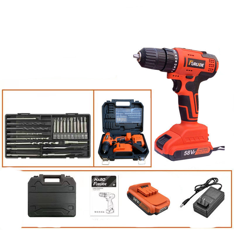 Home Multifunctional Brushless Impact Drill Tool Set