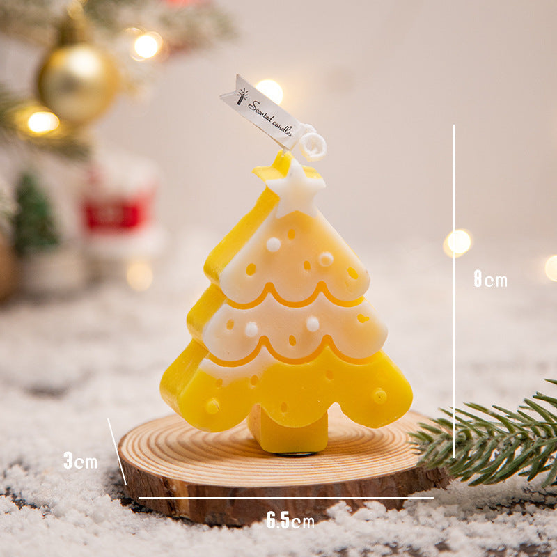 Christmas Tree Silicone Molds For DIY Christmas Creative Atmosphere Decoration Handmade Fragrant Candles