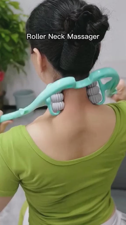 Neck Massager Massage Relieve Roller Massage Tool