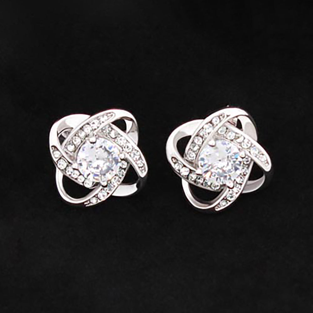 Love Knot Stud Earrings - My Daily Bargainz