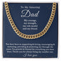 My Amazing Dad | I'm Grateful - Cuban Link Chain - My Daily Bargainz